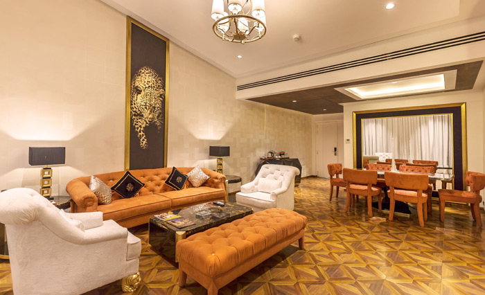 Luxurious bahman suite room view