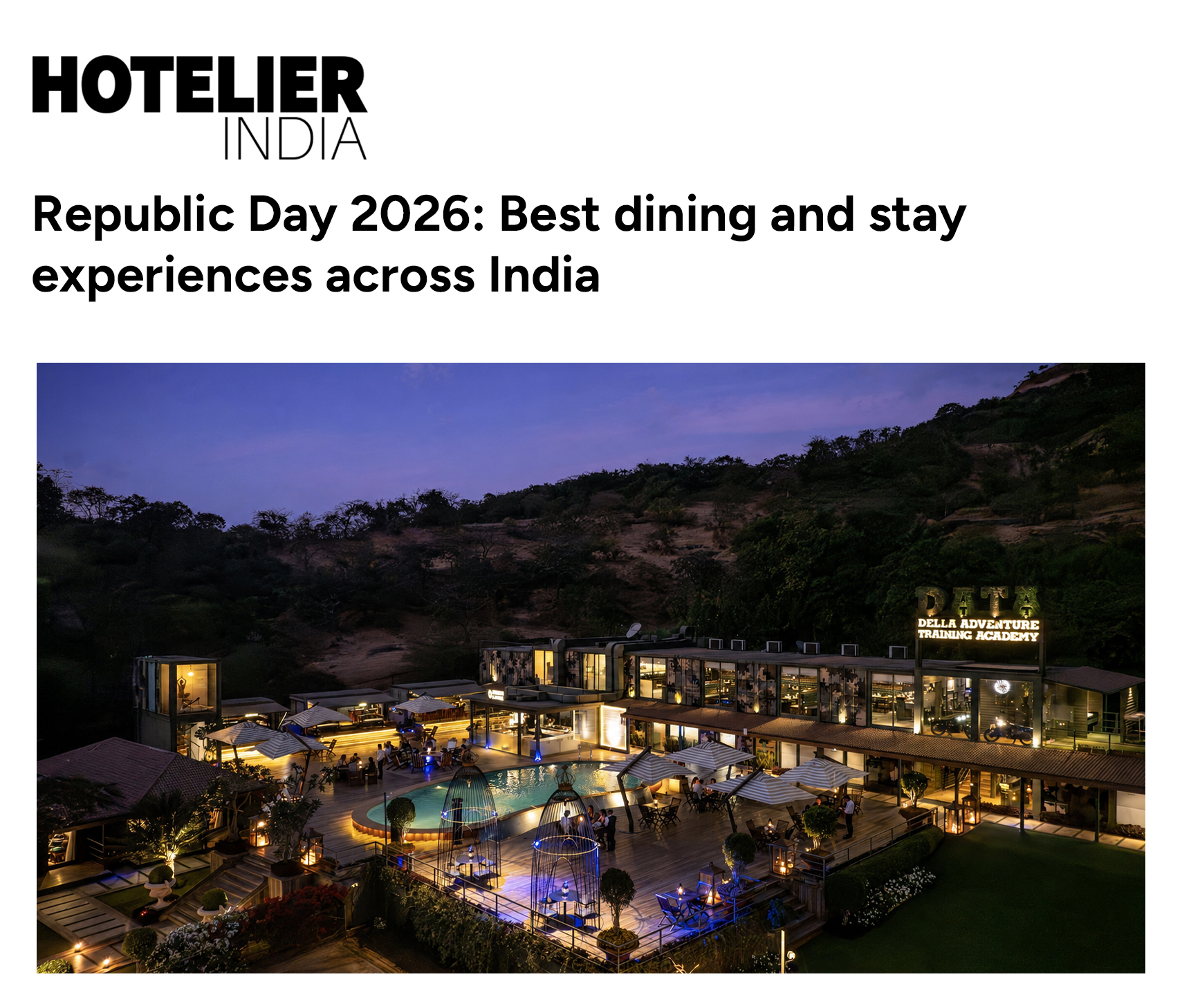Republic Day 2026: Best dining and stay experiences across India