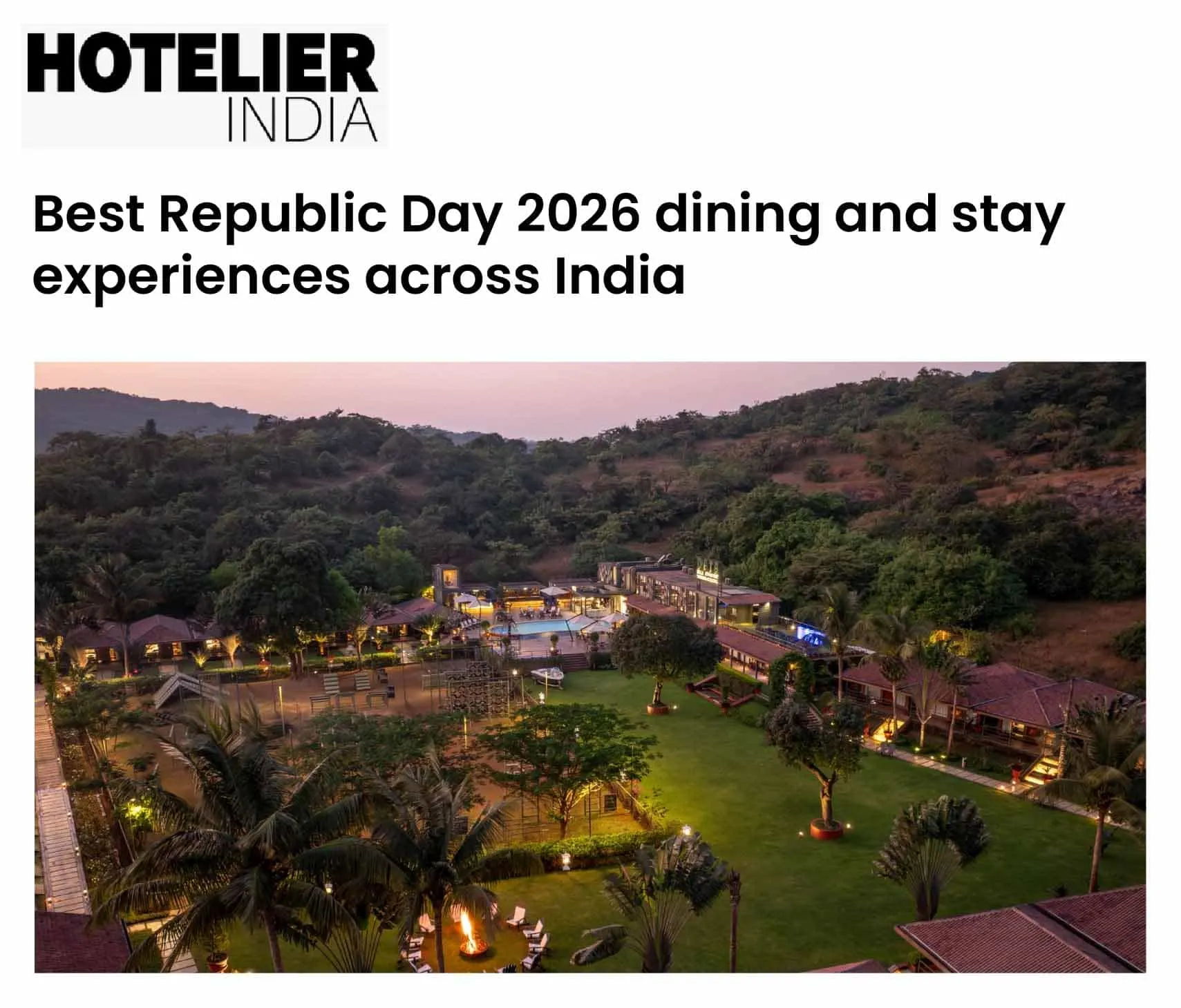 Best Republic Day 2026 dining and stay experiences across India
