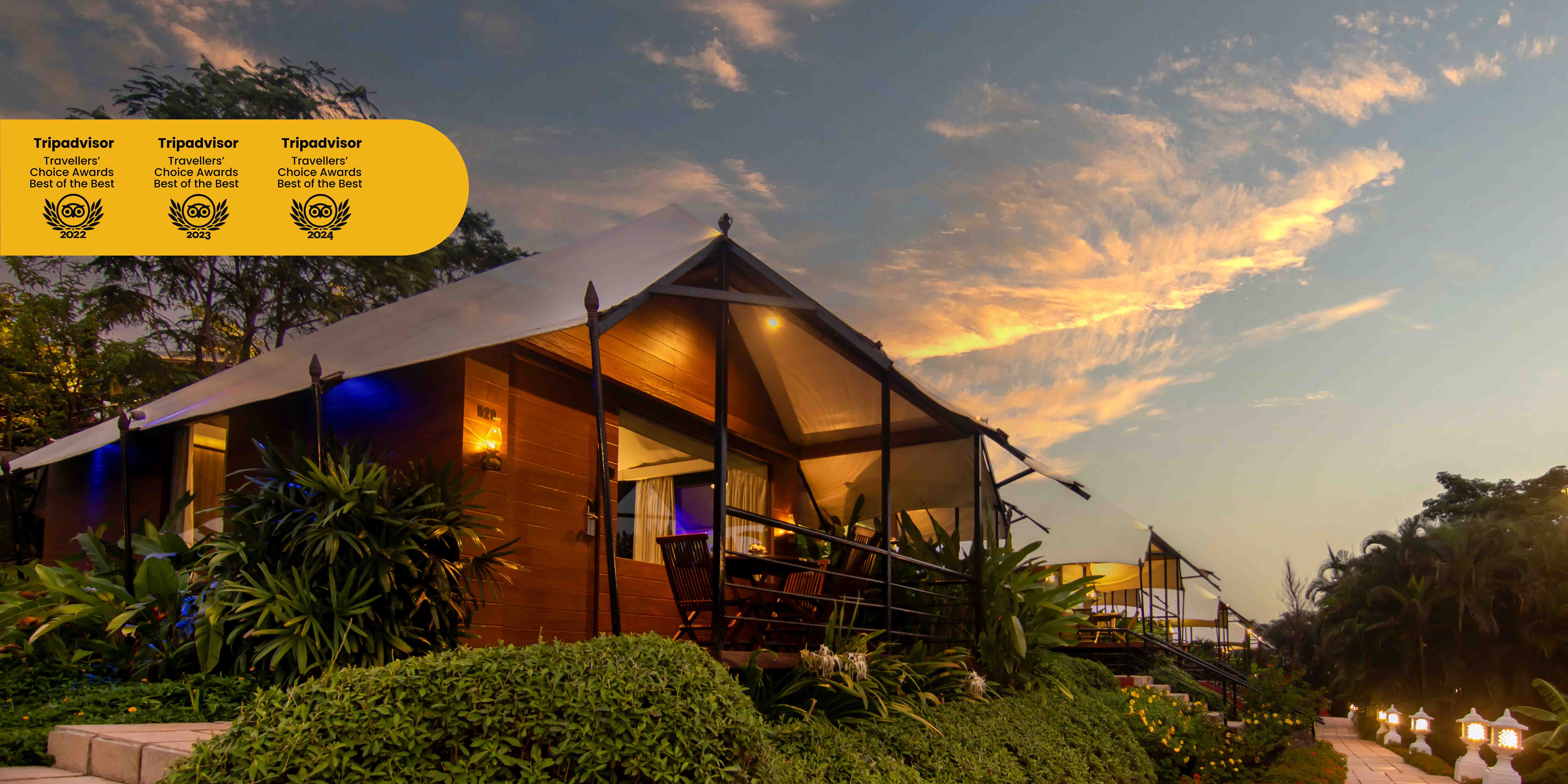 Camp Della Resort | Luxurious hill-side tents