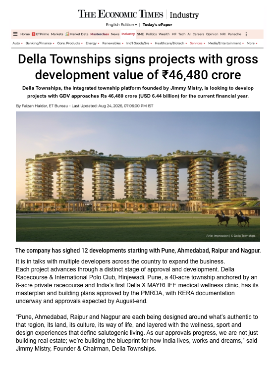 This ₹20,000 Cr Della Dream To Disrupt Real Estate In India