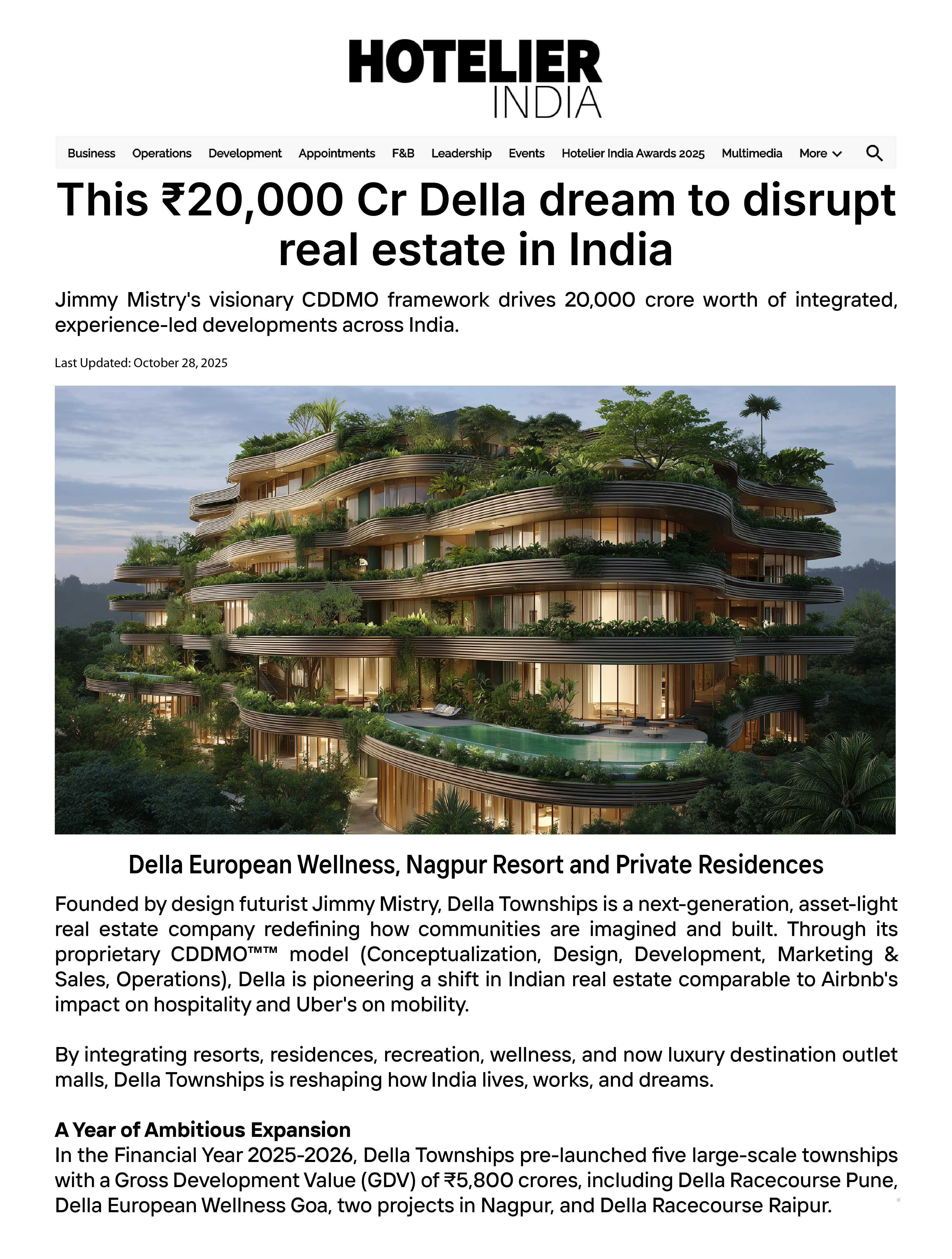 This ₹20,000 Cr Della Dream To DisruptReal Estate In India