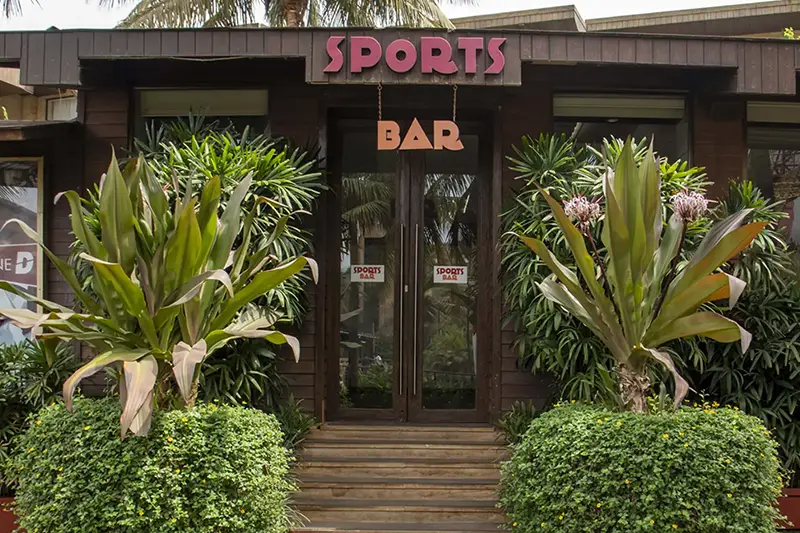Della Resorts' Sports Bar for live sports, cocktails, and snacks in Lonavala